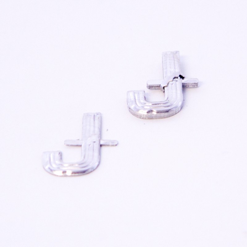 Aluminium Florist Letter J 4cm
