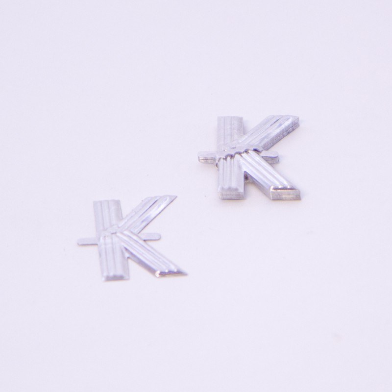 Aluminium Florist Letter K 4cm