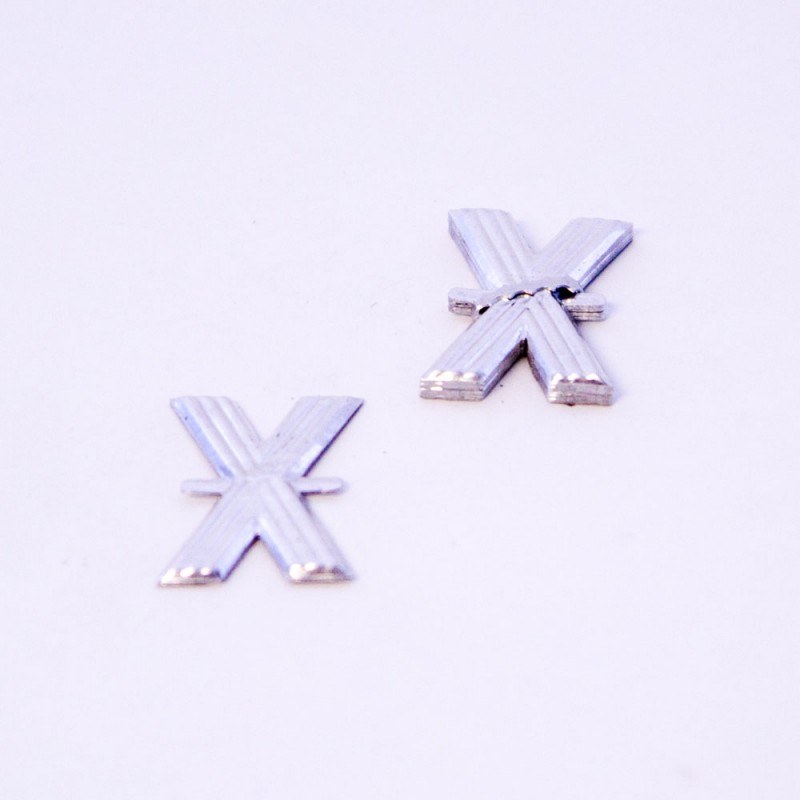 Aluminium Florist Letter X 4CM