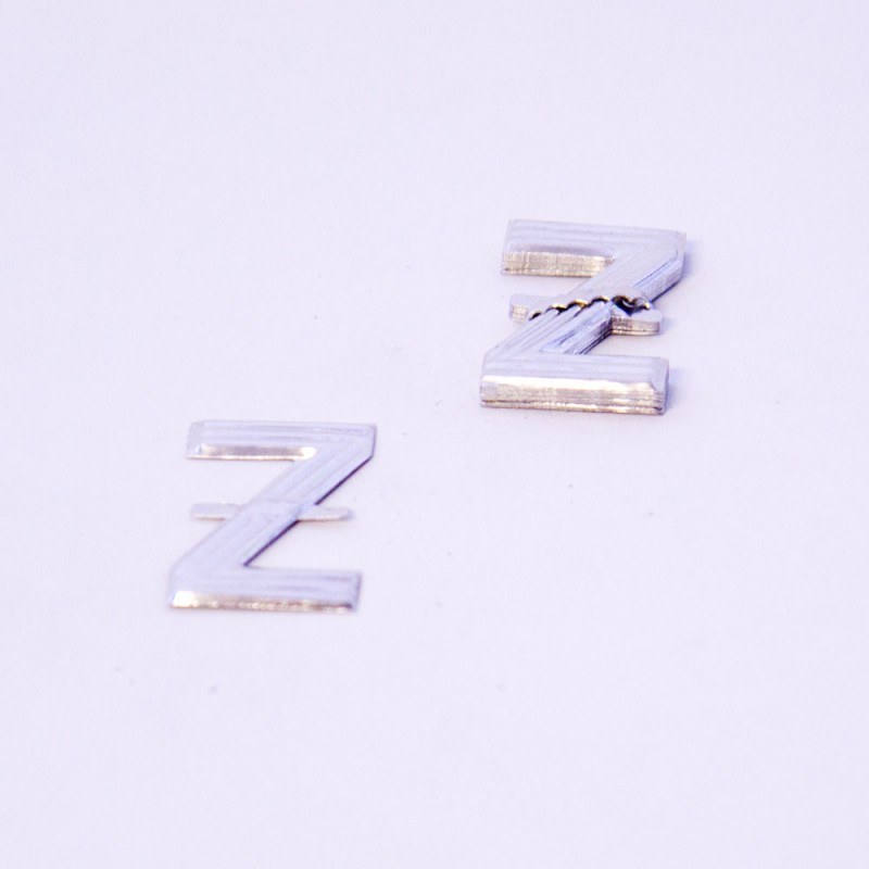 Aluminium Florist Letter Z 4CM