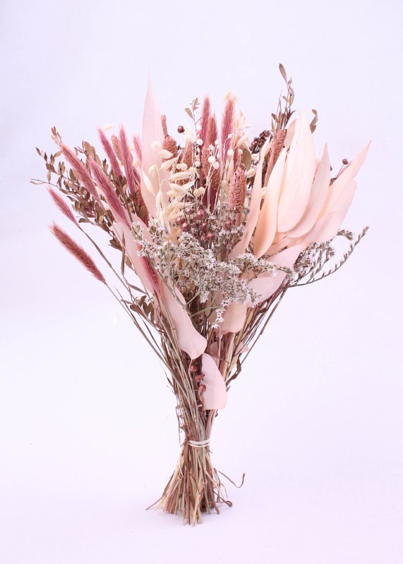 Blush Dried Mix Bouquet 38cm 100g