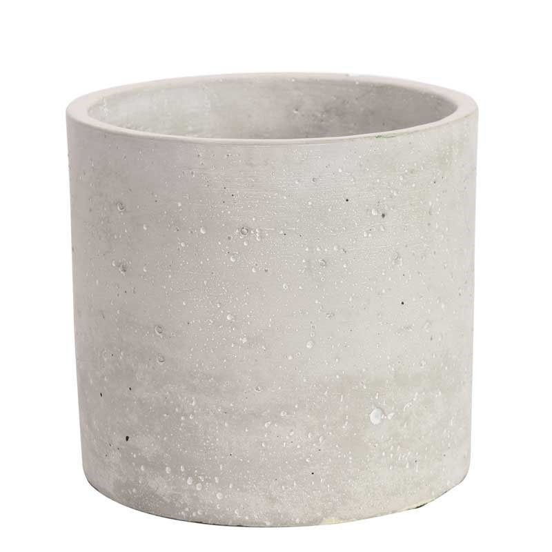 Ceramic Cement Round Planter 14cm xx13cm