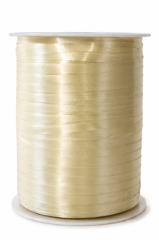 Vanilla curling ribbon, 4.8 x 500m