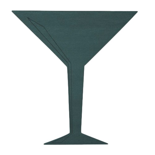 Val Spicer Floral Foam Cocktail Glass 60cm x 56cm