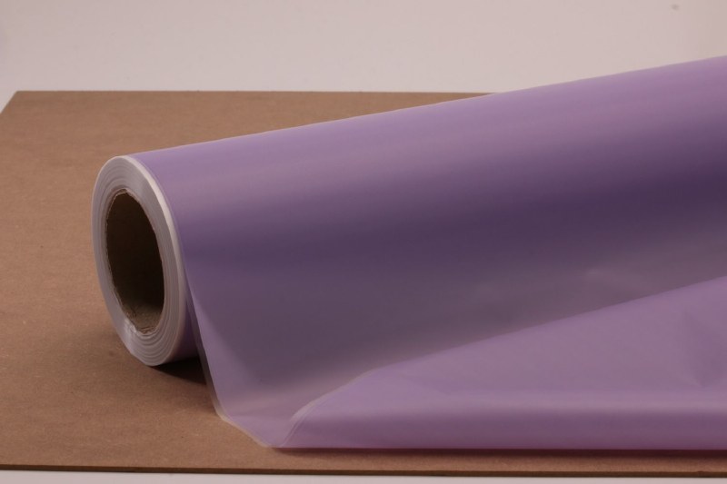 Florist Cellophane Wrap Lilac 80cm x 80m