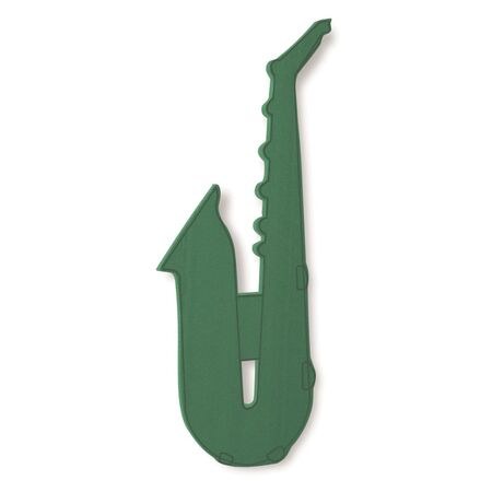 Val Spicer Floral Foam Saxaphone 90cmx29cm