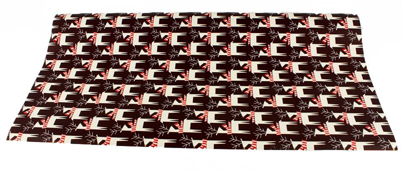 Wrapping Paper Burgundy & Gold 70cm x 10m