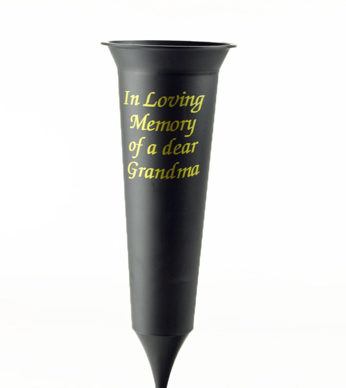 Picture of Florist Grave Vase In Loving Memory Of A Dear Grandma x 5pcs