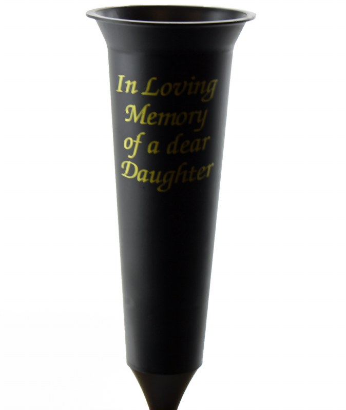 Picture of Florist Grave Vase In Loving Memory Of A Dear Daughter x 5pcs
