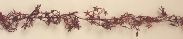 Star Christmas glitter garland