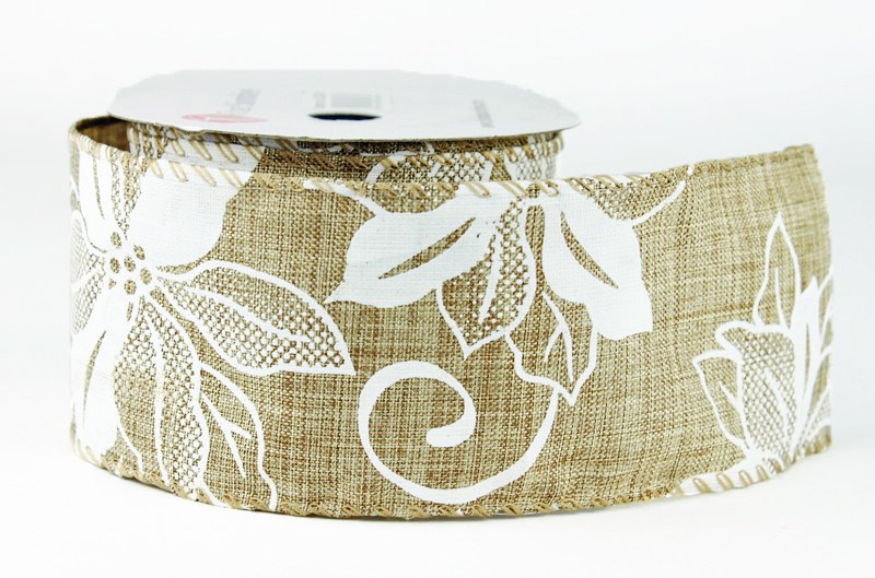 Christmas Ribbon Wired Edge 2.5" x 10 Yards