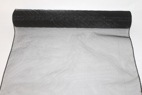 Black organza fabric 40cm(approx) x 10m