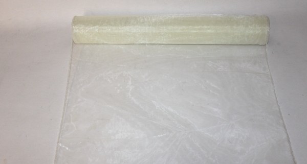 Ivory organza fabric 40cm(approx) x 10m