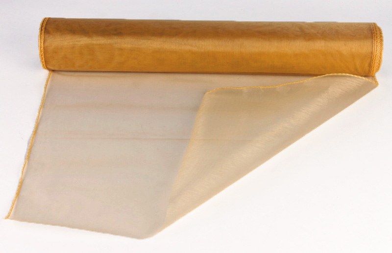 Organza Fabric Light Gold 0.4mx 10m
