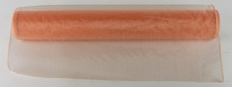 Organza Fabric 0.4m x 10m Peach