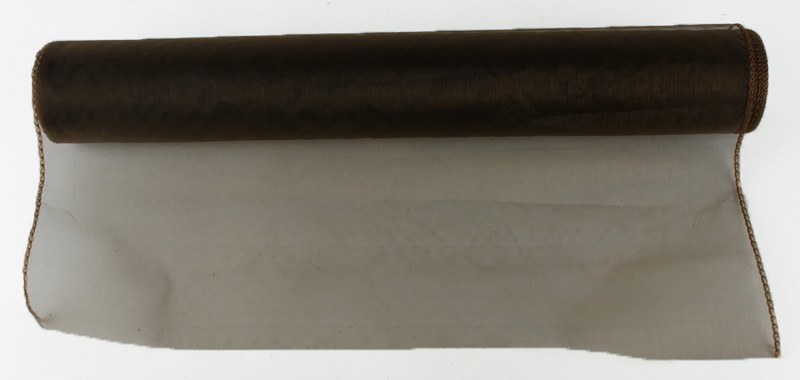 Organza Fabric 0.4m x 10m Brown