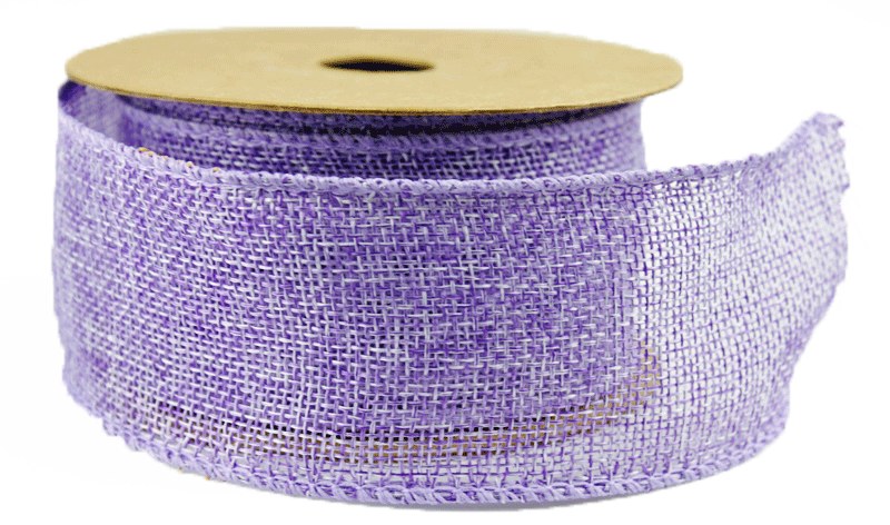 Picture of Ribbon Wired Edge Lilac 5cm x 10 Yards