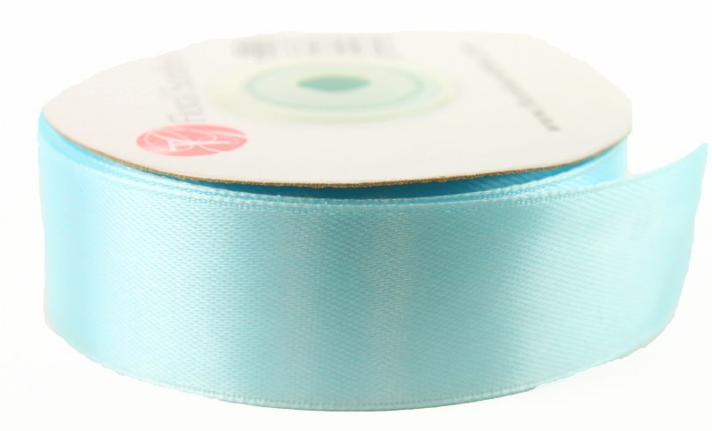 Picture of Satin Ribbon 25mm x 25 Yards Baby Blue