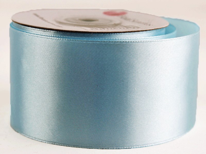 Satin Ribbon 50mm x 25Yards Baby Blue