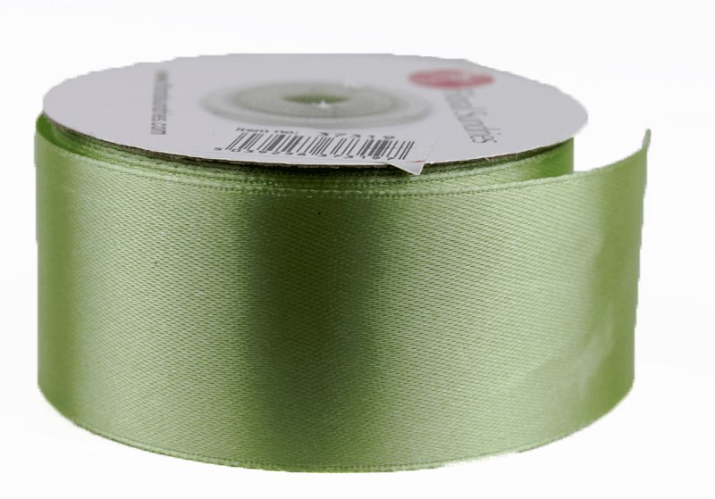 Picture of Satin Ribbon 38mm x 25 Yards Moss Green