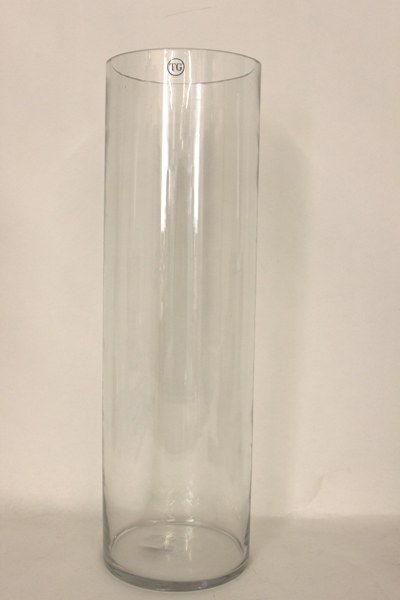 Glass cylinder 50 x 15 x 15cm
