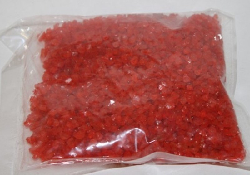 400 grams red decorative coloured gravel