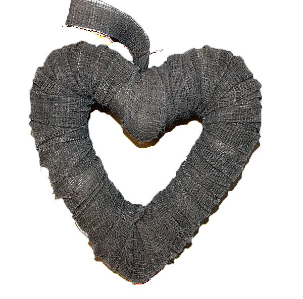 Picture of Linen heart 20cm