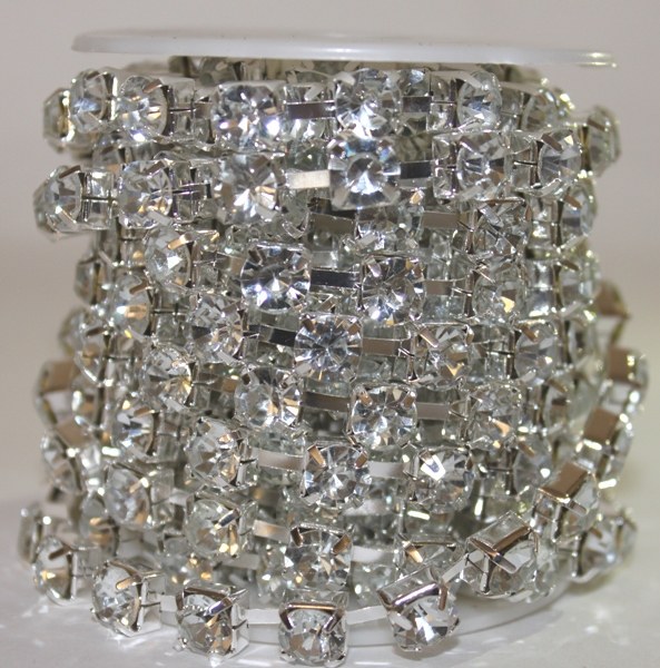 Large diamante jewel roll