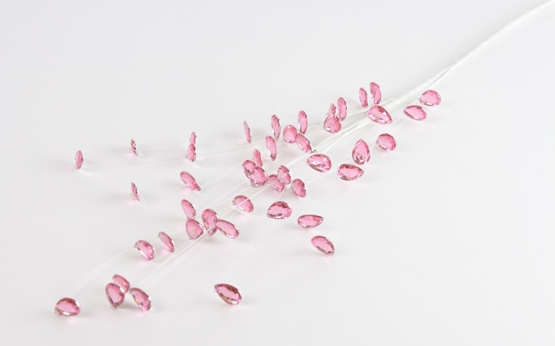 Picture of Pink diamante bead 69cm