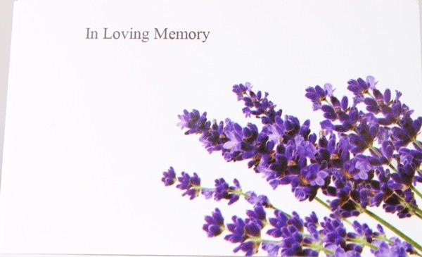 Florist Cards Small In Loving Memory x 50pcs