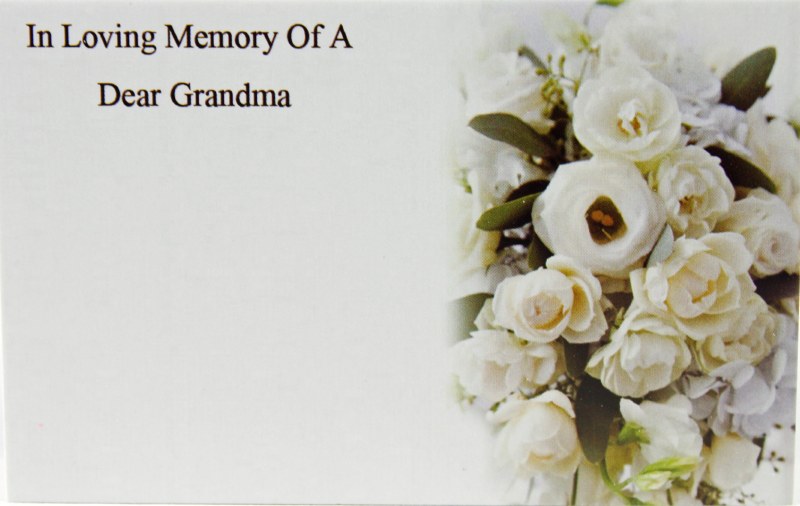 Florist Cards Small  In Loving