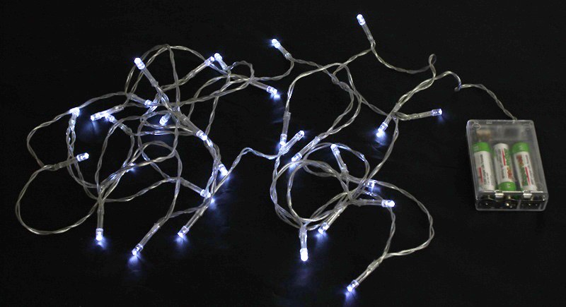 Picture of Battery Fairy Lights LED Ice White x 30