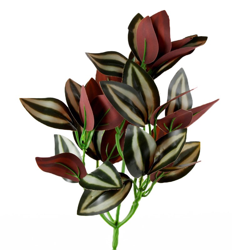 Artificial Tradescantia Leaves Bunch 28cm