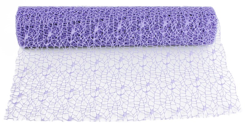 Picture of Decorative Material Spiders Webb 48cm x 10 Yards Lilac