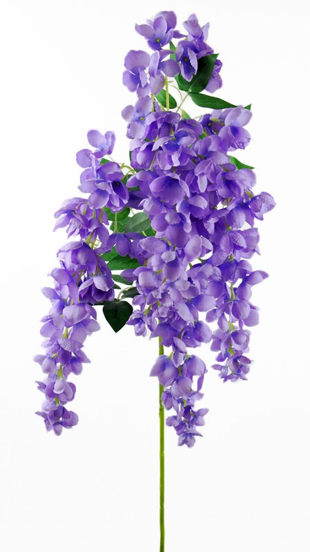 Artificial Hanging Wisteria/ Orchid Lavender 110cm