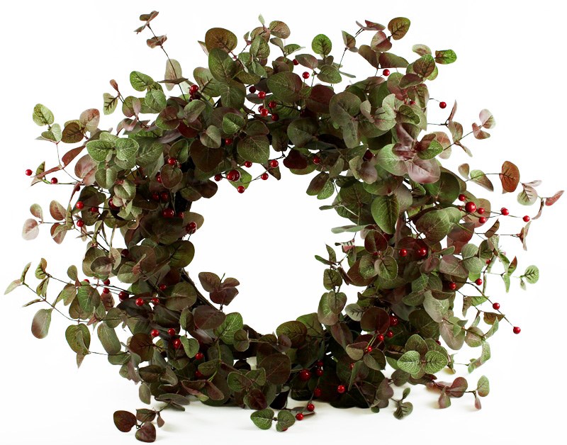 Christmas Door Wreath Rustic 26"