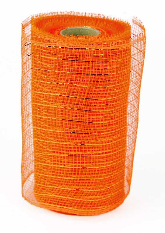 Decor Mesh Orange 15cm x 10Yards