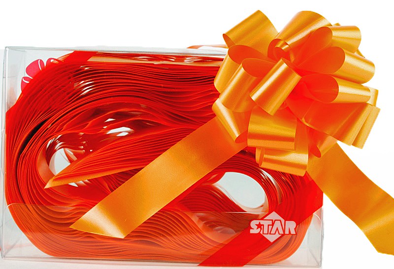 Pull Bows 31mm x 30 Tangerine