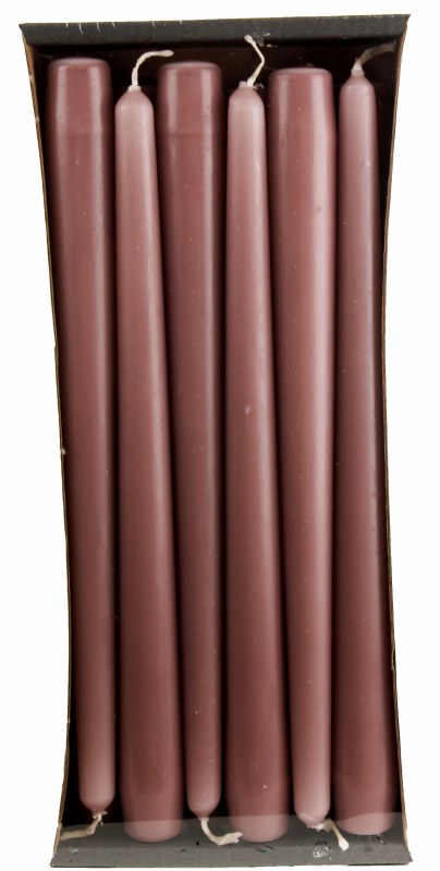 Picture of Taper Candle 250/23mm Woodrose x 12