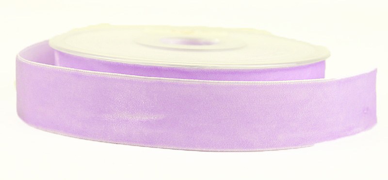 Velvet Ribbon Lilac 25mm x 9m