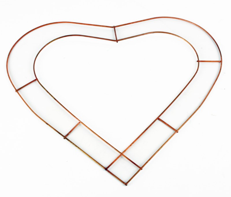 Picture of Wire Open Heart 12" x 20pcs