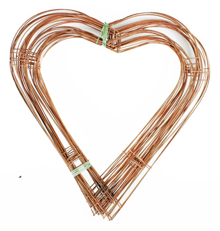 Wire Open Heart 18" x 20pcs