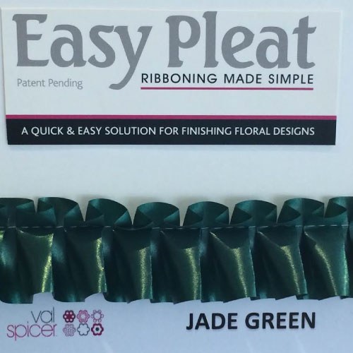 Picture of Florist Ribbon Easy Pleat Green x 10m