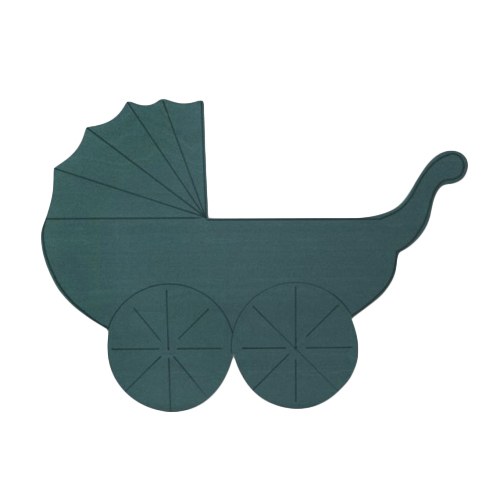 Val Spicer Floral Foam Pram 80cm x 60cm