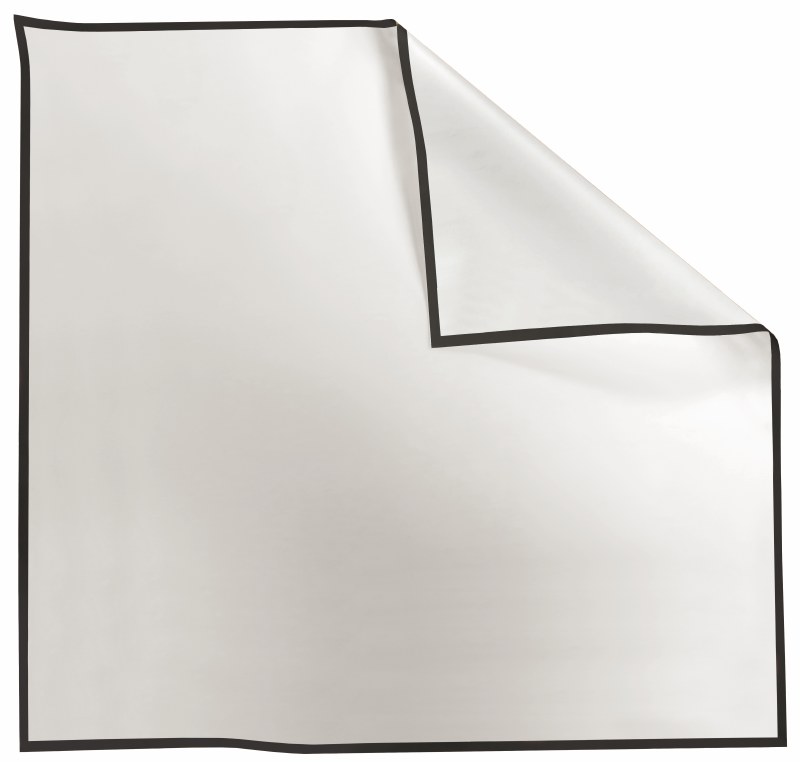 Cello Sheets 70cm x 70cm White/Black 100pcs