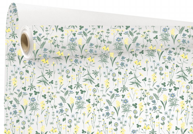 Picture of Kraft Paper White/ Green 79cm x 40m
