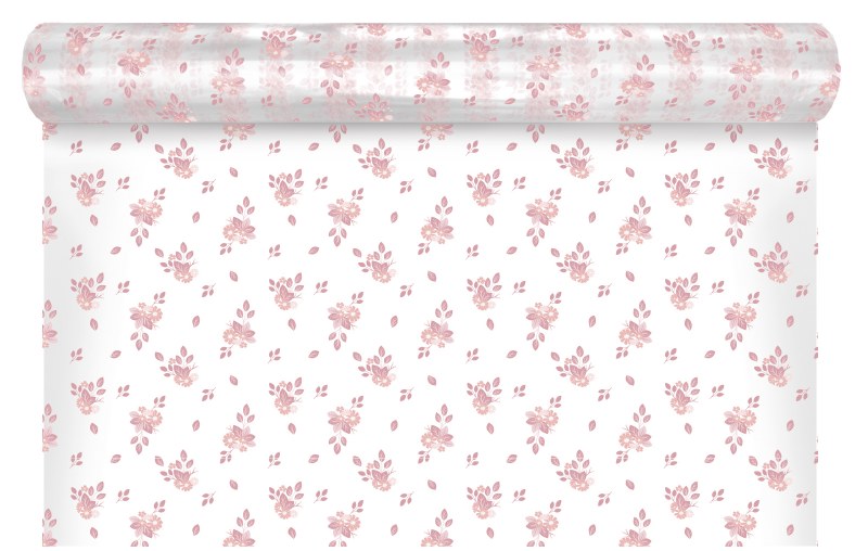 Picture of Florist Cellophane Wrap 80cm x 100m Blush Pink