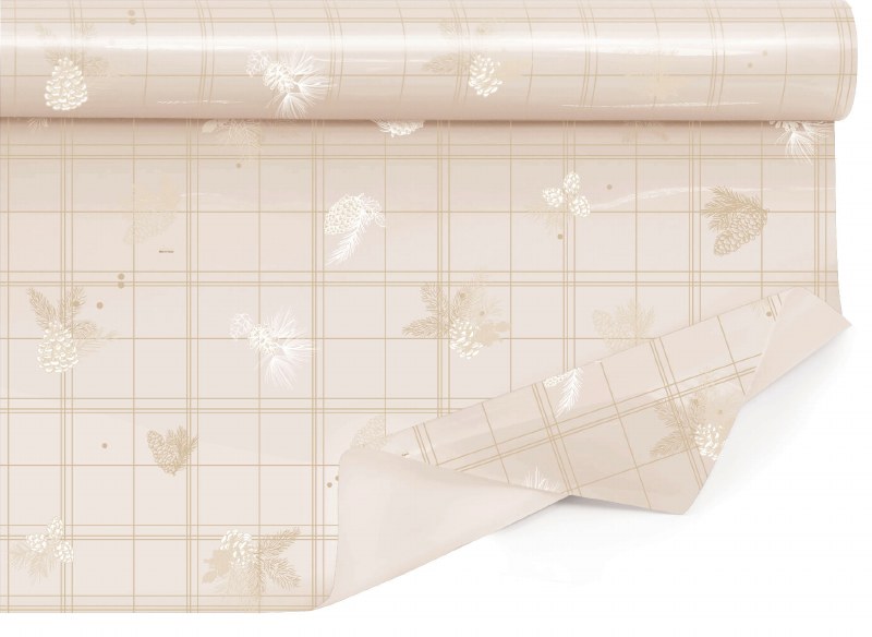 Picture of Cello Xmas Ornel Beige 80cm x 40m