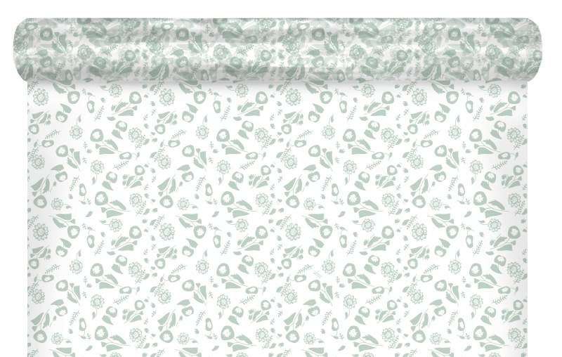 CELLO POPPY GREEN 80CMX100M