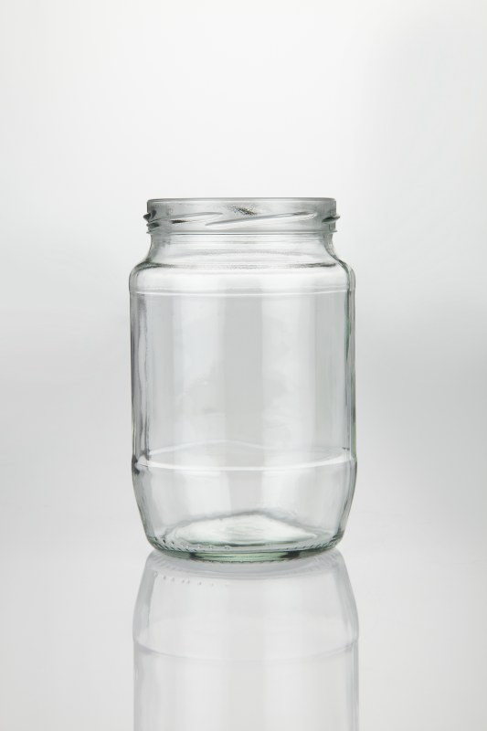 Glass Jam Jar Medium 14cm